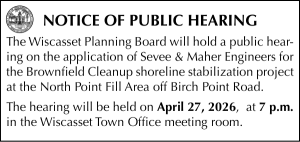 Town of Wiscasset PH Brownfield Clean Up 4-27-26