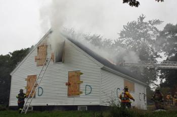 By providing a vent, smoke and steam are cleared from the structure. (Photo by Holly S. Edwards)