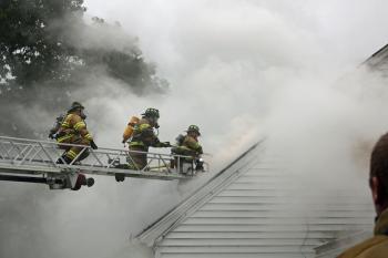 Preparing to vent the roof. (Photo by Holly S. Edwards)