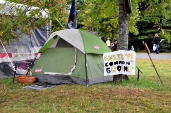 Nowhere is safe from the occupy movement.
