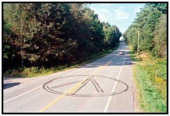 LINCOLNVILLE – Skid marks.