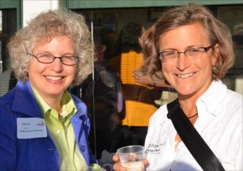 Betsy Elwin and Eliza Haselton, of Rockport.