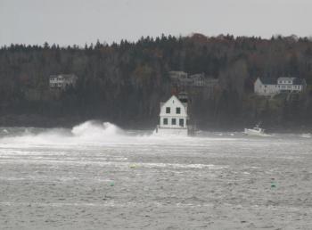 Rockland Harbor, Oct. 29. (Photo by Sandy Trapani)