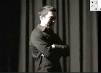 Nguyen talking before an audience.//photo: powerofh20.com