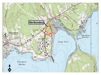 An overview of the location of the proposed LPG facility (Source: Application for site plan approval)