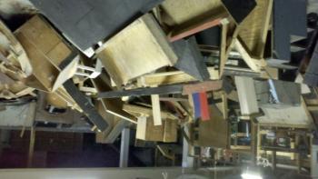 Free wood/lumber (bath)