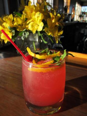 The Cranberry Compass Rose is refreshing and tart drink. (Photo by Kay Stephens)