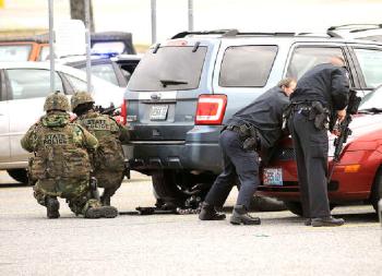 Sun Journal photos of the tactical team at the scene. (Photo courtesy Maine State Police)