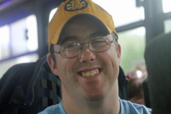 A participant in the 2012 Special Olympics Torch Ride. (Photo courtesy Larry Hesseltine)