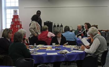 Attendees at the Hutchinson Center's fifth annual scholarship luncheon Dec. 14. (Photo by Holly S. Edwards)