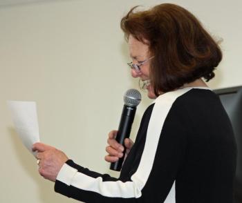 Hutchinson Center Asst. Director Nancy Boyington. (Photo by Holly S. Edwards)