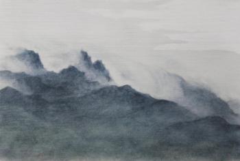 "View from Aqajarua" - oil on prepared aluminum by Lisa Lebofsky (Courtesy of Northern Lights Gallery)
