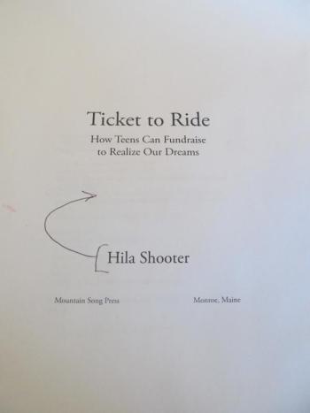 Hila's manuscript, almost ready for publication. (Photo by Kay Stephens)