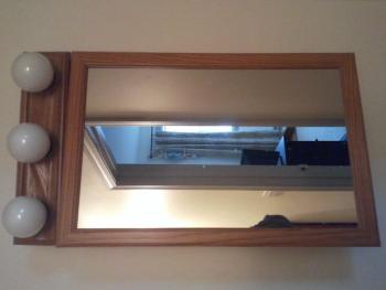 2 Medicine Cabinets, Oak-like look, good shape (Durham)