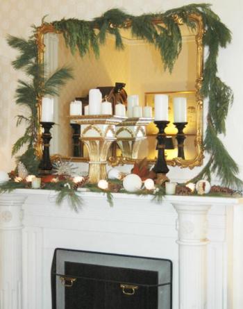 One of the many fireplaces in the Hiram Alden Inn. (Photo courtesy Toni Mailloux)