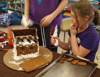 One of the fringe benefits of the being the baker means you get to taste things as you go. (Photo by Holly S. Edwards)