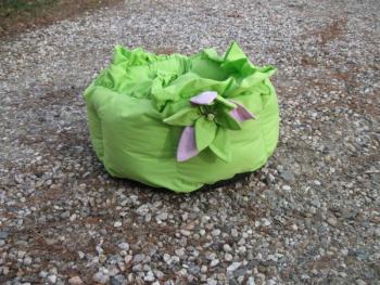DOG BED (Portland) -- Funky Green dog bed with matching pillow. Made for a smalll dog with a sense of style I suppose. I can meet anywhere between Brunswick and Portland in exchange for an ice coffee with cream and sugar. Thank you.