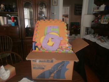 Alphabet tiles-Pending Pick Up (Bath)