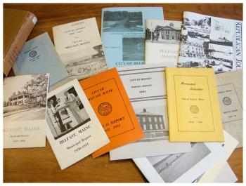 A selection of Belfast's annual reports from the collection of the Belfast Free Library.