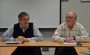 Board chairmen Martin Cates, of Camden, and William Chapman, of Rockport.