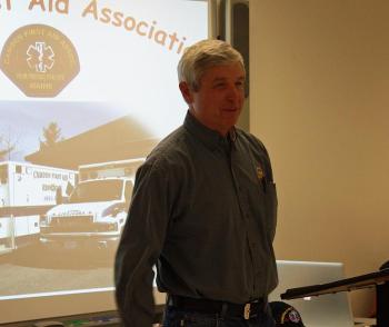 Steve Corson, chairman of the Camden First Aid Association Board of Directors. (Photo by Holly S. Edwards)