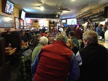 Every seat was taken inside Rollie's Bar & Grill Feb. 20 during the Pints for Paws fundraiser to benefit P.A.W.S. Animal Adoption Center.