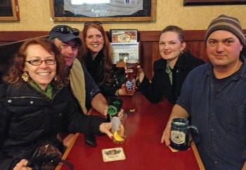 Cold beverages combined with fundraising for adoptable dogs and cats is a sure way to bring out happy crowds.