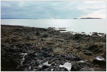 ISLESBORO - Looking south from Pendleton Point at the southern tip of the island toward North Haven. ISLESBORO - Looking from Pendleton Point at the southern tip of the island toward North Haven. (Photo by Ethan Andrews)