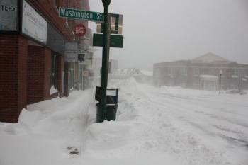 Looking down Elm Street in Camden. (Photo by Holly S. Edwards)
