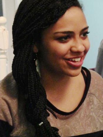Jolly at The Rig filming a promo. (Photo by Kay Stephens)