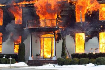 A fire at the Vangel home on Lily Pond Drive in Camden burned for a while before anyone knew there was trouble. (Photo by Holly S. Edwards)