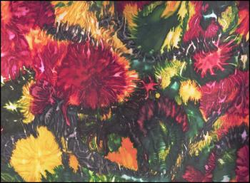 Another painted silk by Gigi Aea. (Photo by Chris Wolf)
