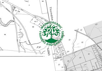 An inquiry by the Maine Organic Farmers and Gardeners Association into the details of its land holdings in Unity prompted the organization to apply for property tax exempt status there and in neighboring Thorndike, where MOFGA owns around 40 of its total 400 acres. (Photo illustration by Ethan Andrews)