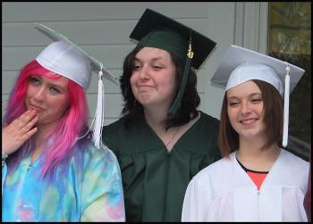 Peyton Feener, Sasha Leppanen and Katrina Berry.