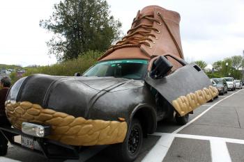 Maine's version of a DeLorean...(Photo by Holly S. Edwards)