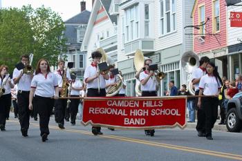 Marching in Camden's Memorial Day parade. (Photo by Holly S. Edwards)