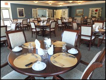 Bartlett Woods recently renovated dining room.