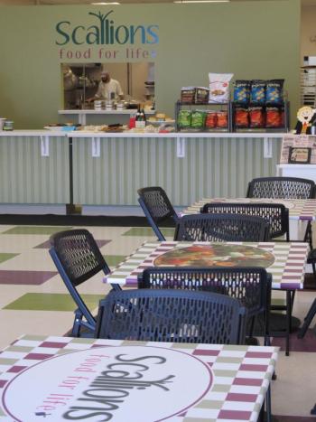 Customer area. Photo by Kay Stephens