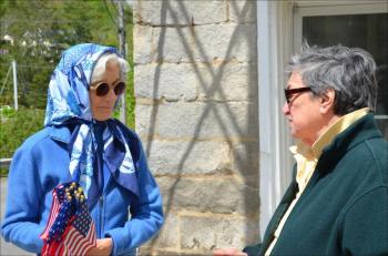Sally Cook and Alexandria Fogel. (Photo by Lynda Clancy)
