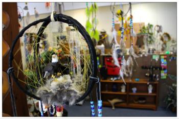 Silverweb Gifts opened last October to showcase the work of prolific craftswoman Priscilla McNally. (Photo by Wes Sterrs)