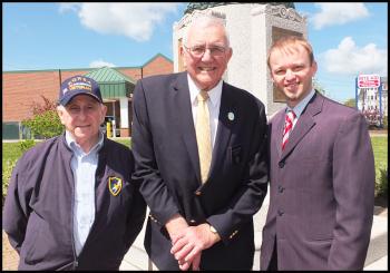 Three mayors left to right: Thomas Malloy, Ed Mazurek and Will Clayton.