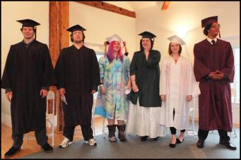 Class of 2013 left to right: Damion Saucier, Belfast; Steven Mackenzie, Gray; Peyton Feener, Camden; Sasha Leppanen, Portland; Katrina Berry, Lewiston and Corey Phillips, Lewiston.