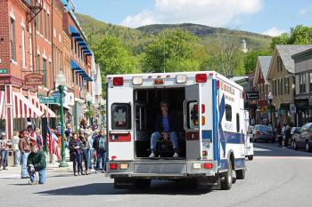 Camden First Aid's Julia Libby. (Photo by Holly S. Edwards)