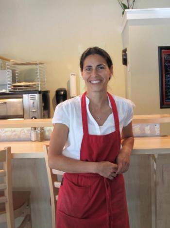 Vivienne Larmor, owner of Mama's Boys. (Photo by Kay Stephens)