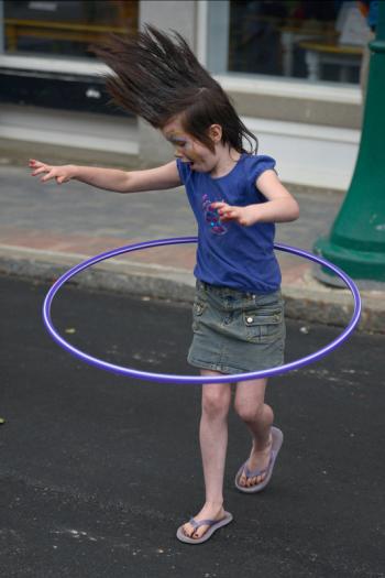 The wildest hair award goes to Journey Powers, a nine year old from Hope. (Photo by Ron Hawkes)