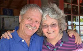 Tom and Nancy Ford, also happily retired! (Photo by Lynda Clancy)
