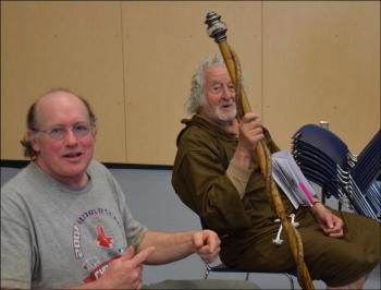 Lincolnville residents Mike Ray and Richard Rosenberg. (Photo by Lynda Clancy)