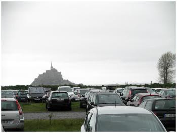 The French Paradox: Sprawling parking lots and Unesco World Heritage Sites. (Photo by Ari Snider)