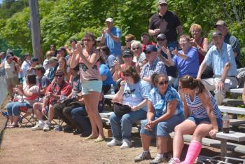 A small section of a large crowd of Oceanside supporters at the game. (Photo by Ron Hawkes)