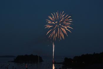 Juy 4, 2012, in Camden Harbor. (Photo by Holly S. Edwards)